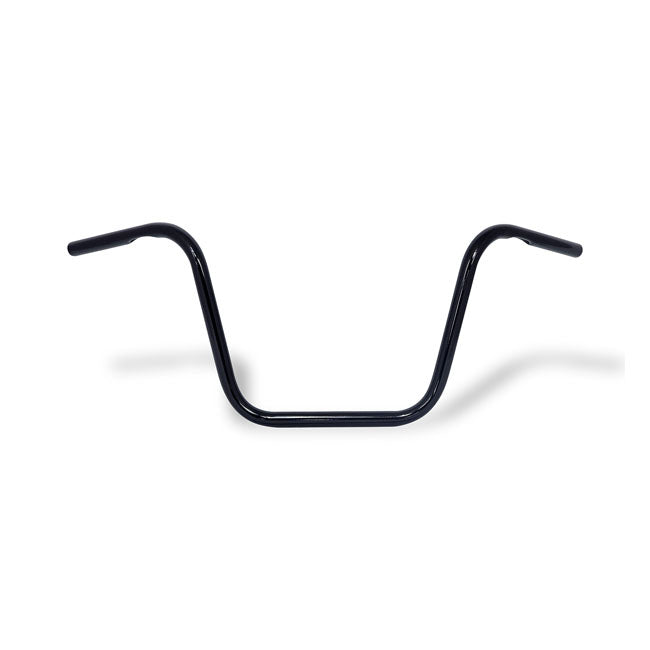 Apehanger Handlebar, 12" Rise, 1" Black Handlebars Mcs