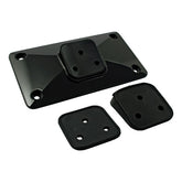 License Plate Bracket, Pyramid. Black License Plate Brackets Mcs