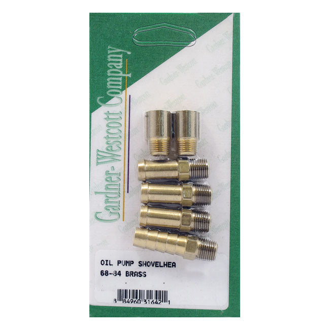 Gardner Westcott, Oil Pump Line Fitting Kit. Brass Oil Line Fittings Gardner Westcott