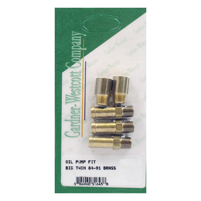 Oil Pump & Line Fitting Set Oil Line Fittings Gardner Westcott
