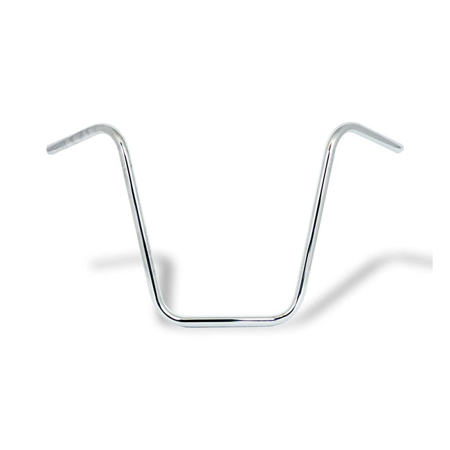 Apehanger Handlebar, 18" Rise, 1" Chrome Handlebars Mcs