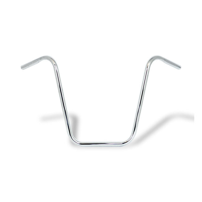 Apehanger Handlebar, 18" Rise, 1" Chrome Handlebars Mcs