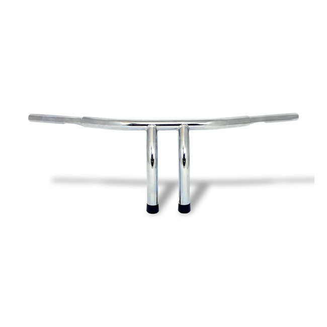 Fat 1 1/4" Tiller Bar, 10" Rise, Chrome Handlebars Mcs