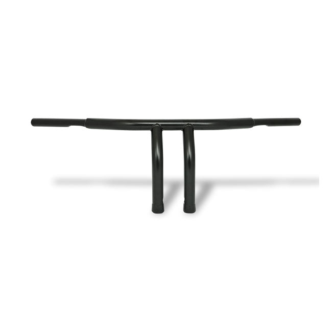 Fat 1 1/4" Tiller Bar, 10" Rise, Black Handlebars Mcs