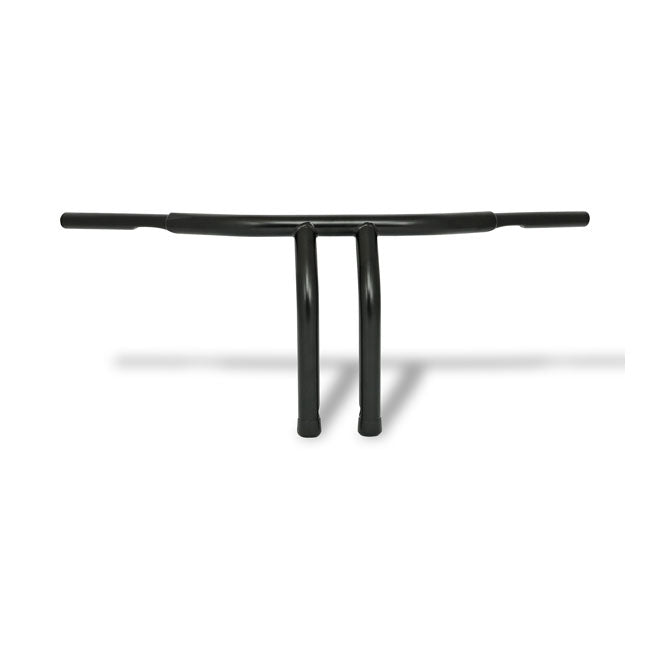 Fat 1 1/4" Tiller Bar, 12" Rise, Black Handlebars Mcs