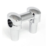 Widow Riser Set. 3" Rise. Chrome Risers Mcs