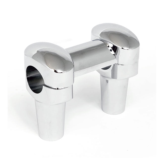 Widow Riser Set. 3" Rise. Chrome Risers Mcs
