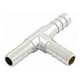Oil Hose Tee 3 Way. 3/8". Chrome Oil Line Fittings Gardner Westcott