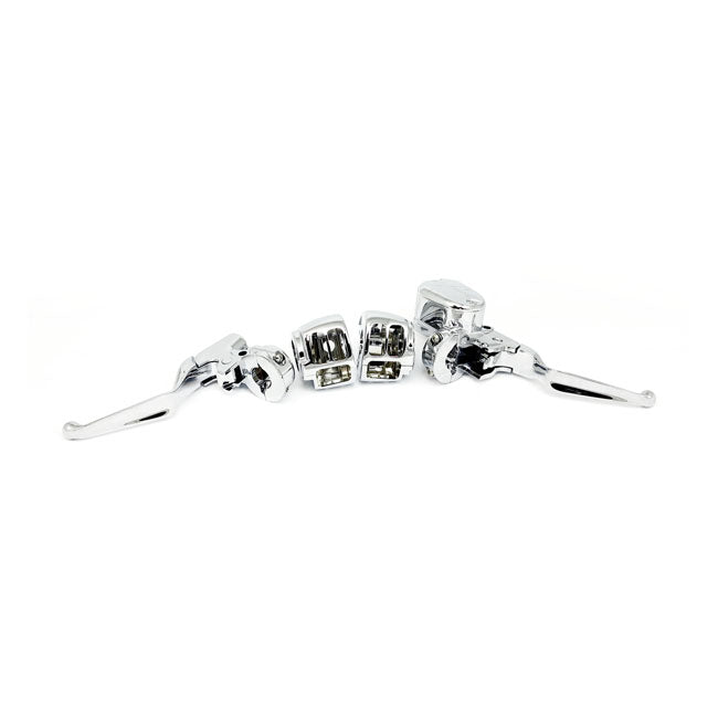 Handlebar Control Kit. Chrome Handlebar Control Kits Mcs
