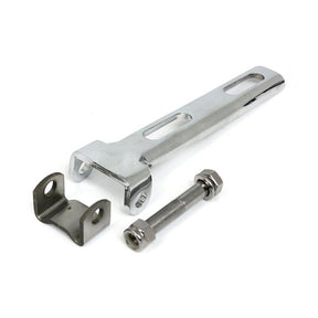 Universal Solo Seat Hinge, Square Mount, Weld On. Chrome Seats Brackets Mcs