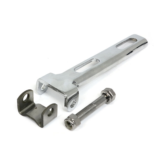 Universal Solo Seat Hinge, Square Mount, Weld On. Chrome Seats Brackets Mcs