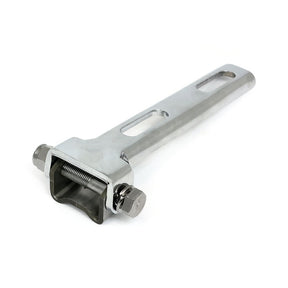 Universal Solo Seat Hinge, Square Mount, Weld On. Chrome Seats Brackets Mcs