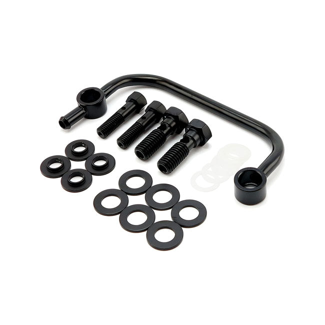 Air Cleaner Breather Kit. Black Aircleaners Breather Kits Mcs