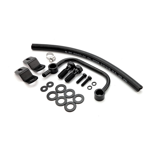 Air Cleaner Breather Kit. Black Aircleaners Breather Kits Mcs