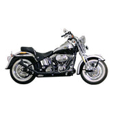 Paughco, Side by side Upswept Fishtails exhaust. Black HEADPIPES Paughco