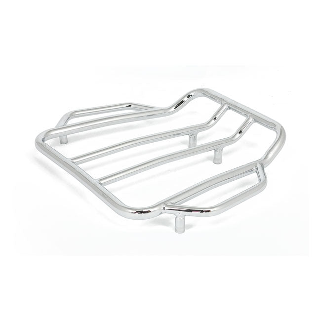 Contoured Luggage Rack For Tour Pakr. Chrome Luggage Racks Mcs