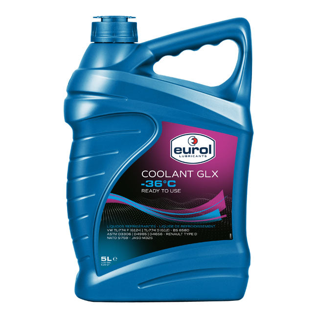 Eurol, Glx Engine Coolant 36�C. 5 Liter Engine Coolants Eurol