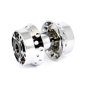 Front Wheel Hub. Chrome. Abs Wheel Hubs Mcs