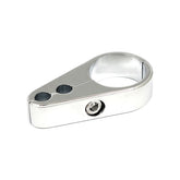 2 Piece Frame Cable Clamp. Throttle/Idle. Chrome Cable Clamps Mcs
