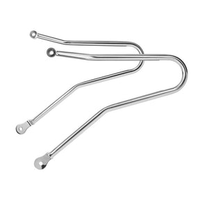 Motone, Triumph Saddlebag Support. Polished Stainless Touring Luggage Motone