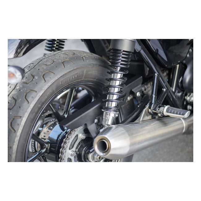Motone, Tanto Chain Guard. Wrinkle Black Chain Guards Motone