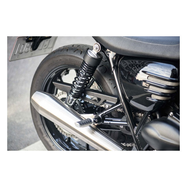 Motone, Tanto Chain Guard. Wrinkle Black Chain Guards Motone
