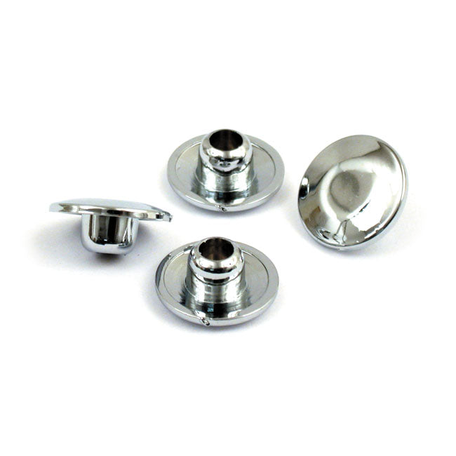 Push In Mushroom Allen Head Plugs 5/16". Chrome Bolt Covers Usa Sizes Mcs