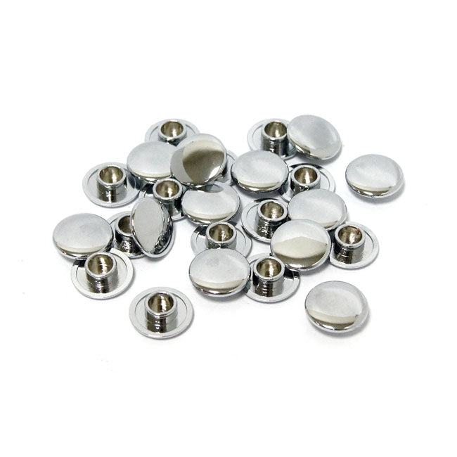 Push In Mushroom Allen Head Plugs M10. Chrome Bolt Covers Metric Sizes Mcs