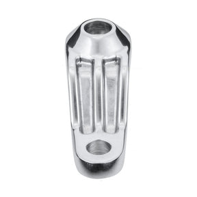 Motone, Ribbed Triline Turn Signal Brackets. Polished Turn Signals Mounts Motone