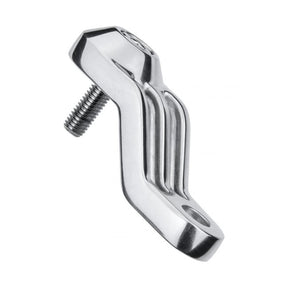 Motone, Ribbed Triline Turn Signal Brackets. Polished Turn Signals Mounts Motone