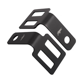 Motone Turn Signal Brackets, Under Seat Mount. Black Turn Signals Mounts Motone