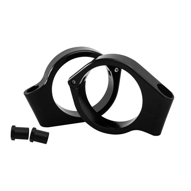 Motone, Wrap Around Turn Signal Brackets, 49mm Forks Turn Signals Mounts Motone