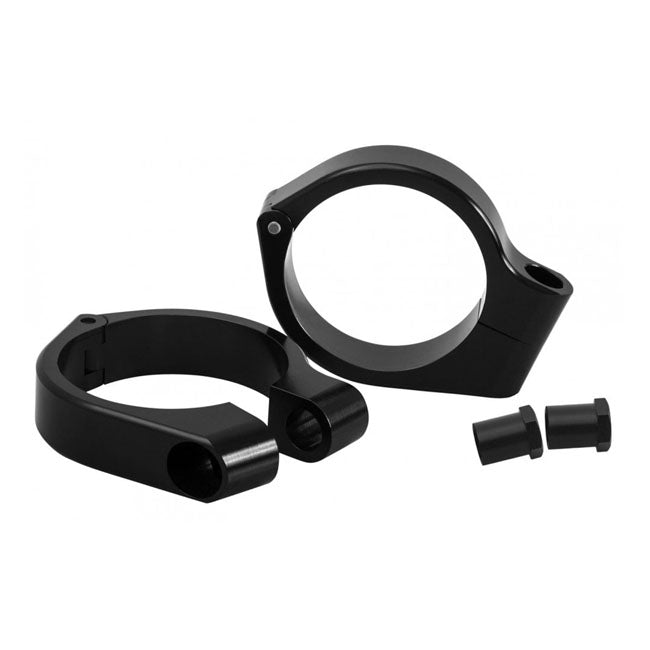 Motone, Wrap Around Turn Signal Brackets, 47mm Forks Turn Signals Mounts Motone