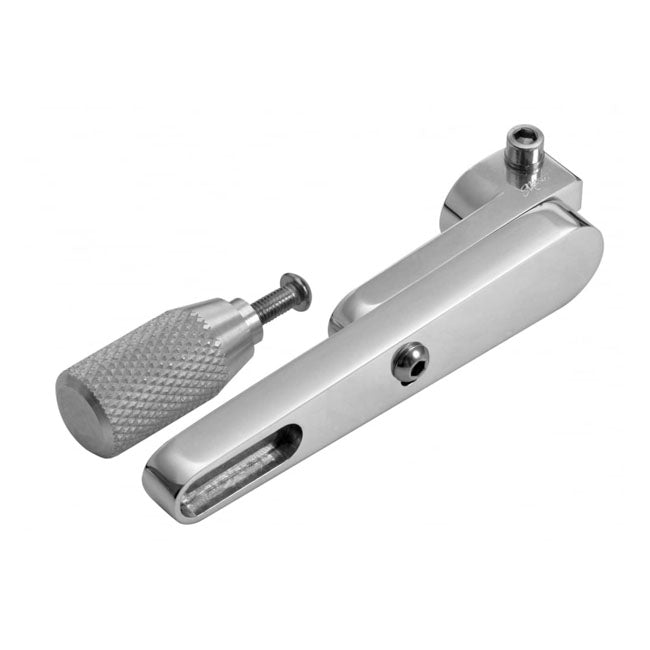 Motone, Adjustable Shifter Peg. Polished Shift Levers Motone