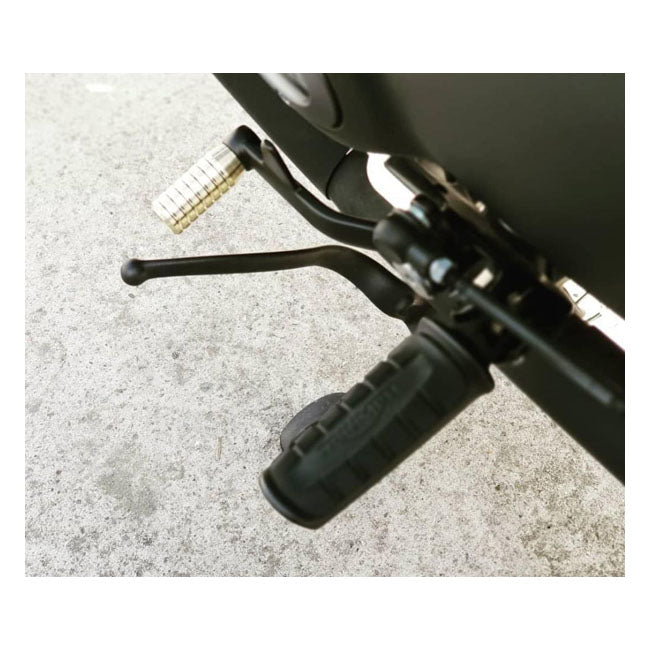 Motone, Shifter End Peg Ribbed. Brass Shifter Peg Motone