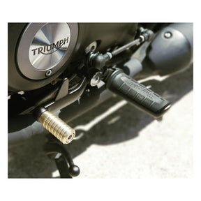 Motone, Shifter End Peg Ribbed. Brass Shifter Peg Motone