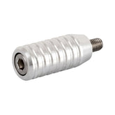Motone, Shifter End Peg Ribbed. Clear Shifter Peg Motone