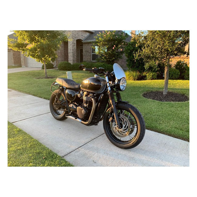 Motone Airblade Screen, Aluminum. Quicksilver Polished Fairing Motone