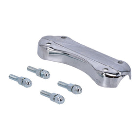 Riser Top Clamp, Panhead. Chrome Risers Mounts Mcs