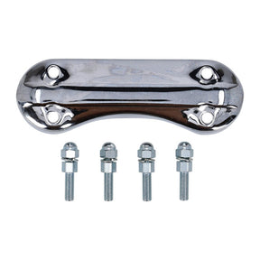 Riser Top Clamp, Panhead. Chrome Risers Mounts Mcs
