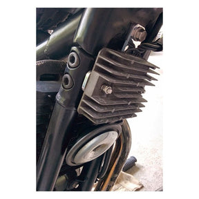 Motone, Regulator Relocation Bracket. Black Regulator Mount Kits Motone