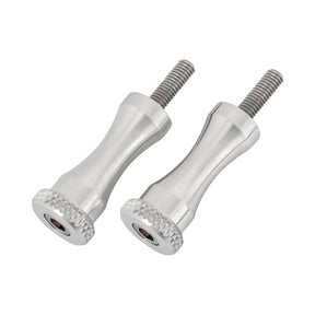 Motone, Medium Quick Release Seat Bolts. 45mm, Polished Seat Mount Parts Motone