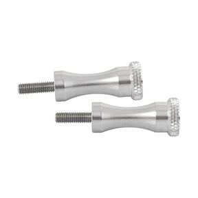 Motone, Medium Quick Release Seat Bolts. 45mm, Polished Seat Mount Parts Motone