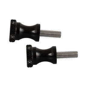 Motone, Short Quick Release Seat Bolts. 28mm, Black Seat Mount Parts Motone