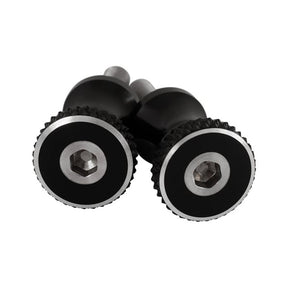 Motone, Short Quick Release Seat Bolts. 28mm, Black Seat Mount Parts Motone