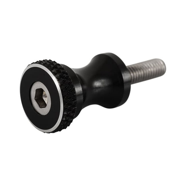 Motone, Short Quick Release Seat Bolts. 28mm, Black Seat Mount Parts Motone