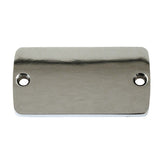 Master Cyl. Cover. Plain Chrome Master Cylinder Covers Mcs