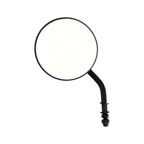 Steel 4" Round Mirror. Black, Short Stem Mirrors Mcs