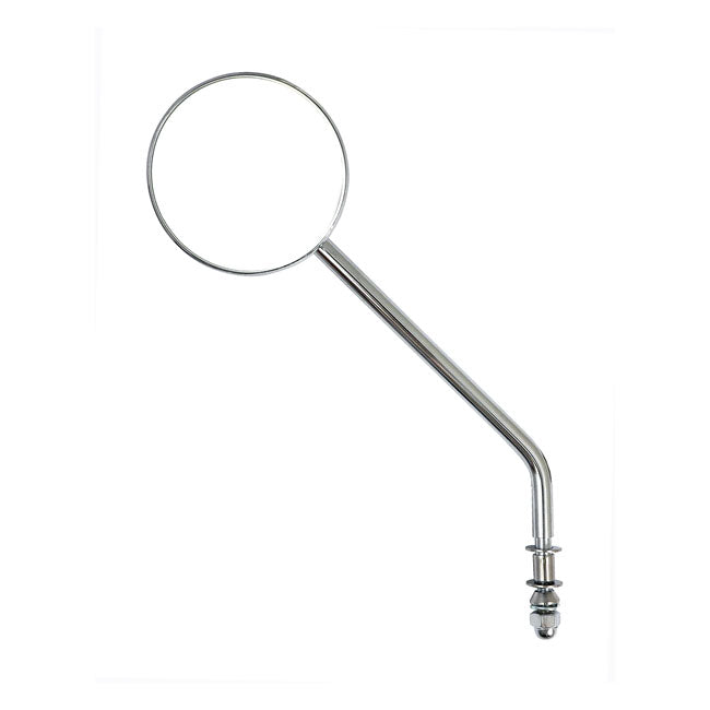Steel 3" round mirror. Chrome, long stem MIRRORS Mcs