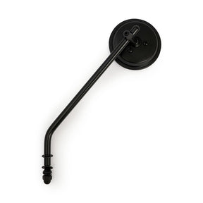 Steel 3" round mirror. Black, long stem MIRRORS Mcs